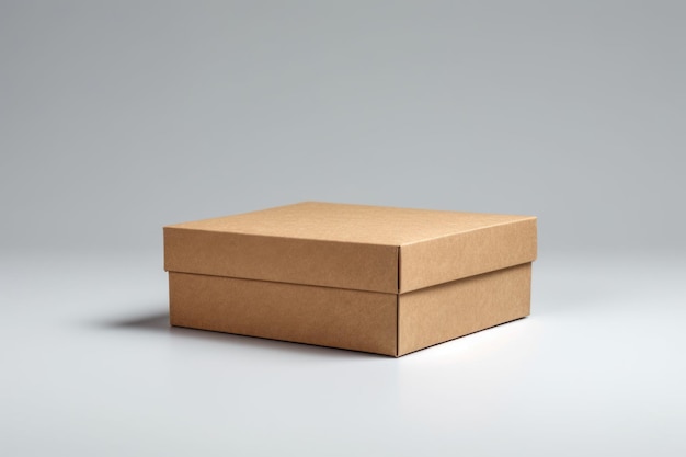 Scatola di cartone con coperchio Layout di una scatola regalo per il ricamo Scatola per il riciclaggio