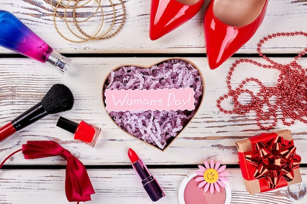 Scatola e scarpe per cosmetici Miglior regalo per donna