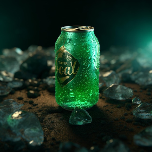 Scatti del prodotto di Green Cola di alta qualità 4k ultr