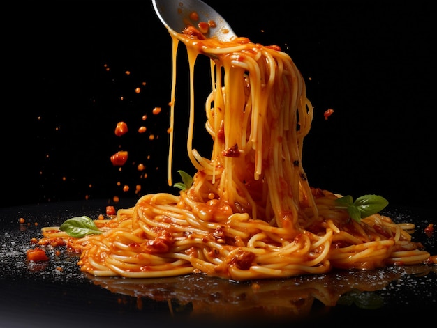 Scatti del prodotto di spaghetti