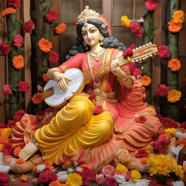 Scatti di Devotio Saraswati Puja 2024 Galleria di immagini