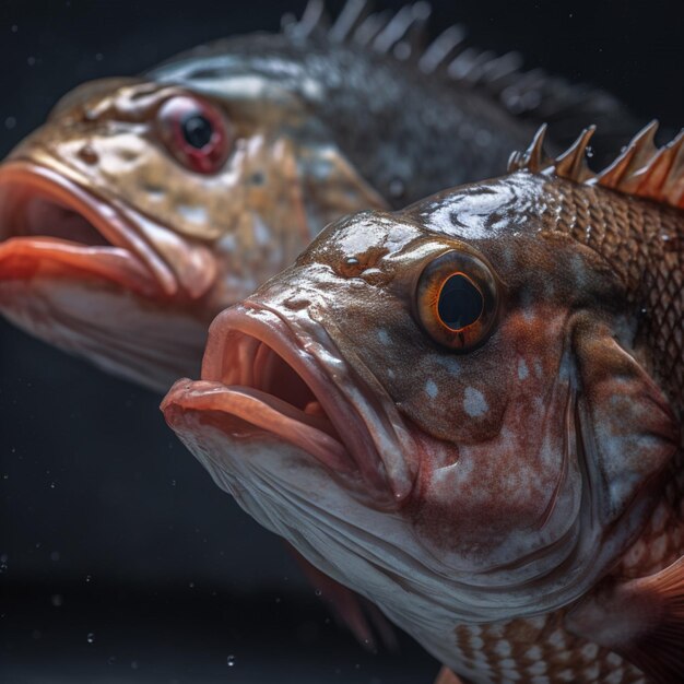 Scatti di prodotti di pesce di alta qualità 4k ultra hd h