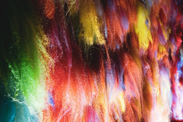 Scatto a fotogramma completo di pittura luminosa multicolore