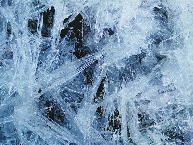 Scatto completo di ghiaccio