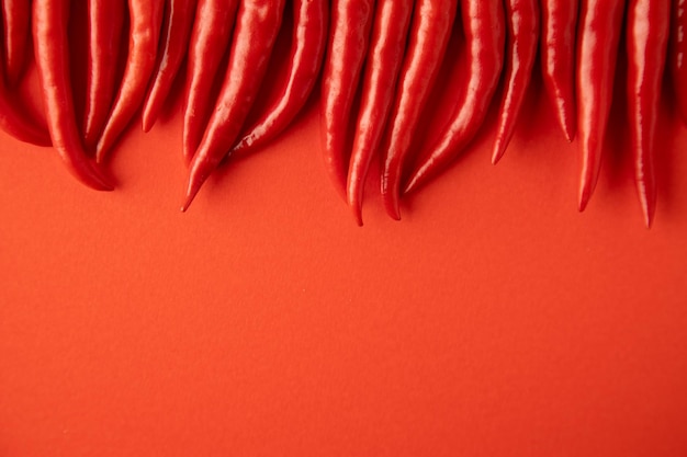 Scatto completo di peperoncino rosso