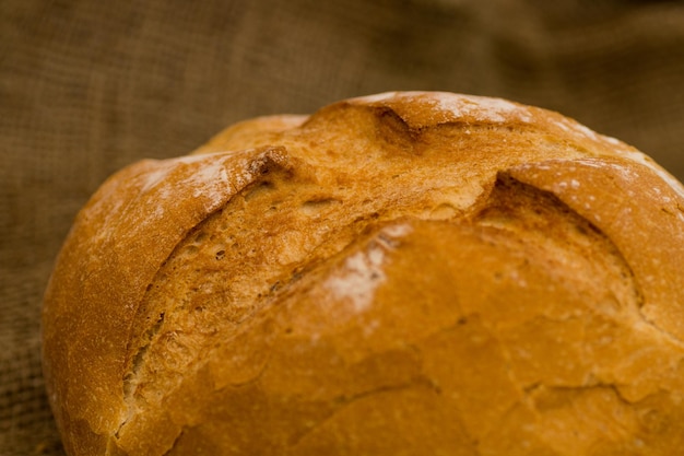 Scatto di dettaglio del pane