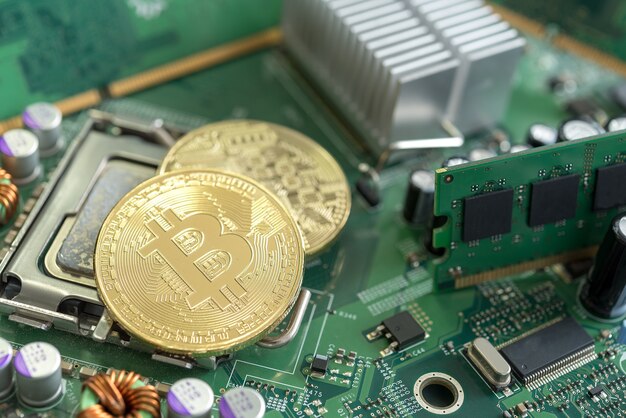 Scavando Golden Bitcoin su un circuito