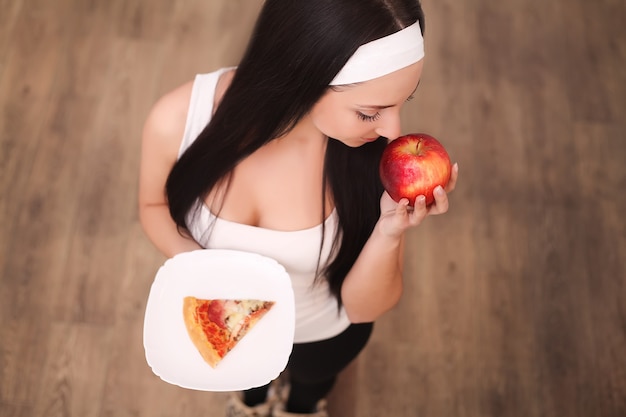 Scegli tra cibo spazzatura e dieta sana