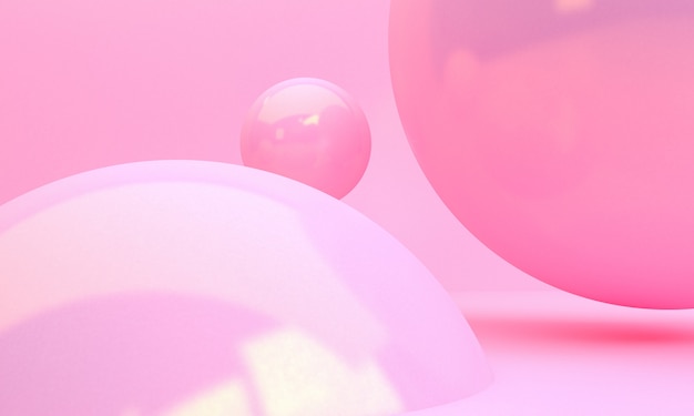 Scena di forma geometrica minima