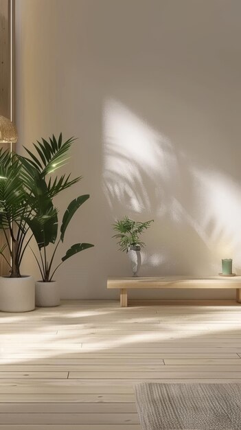 Scena di mockup versatile con uno sfondo pulito pronto per il tuo contenuto