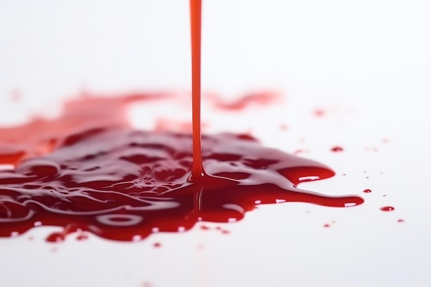 scena di sangue con vibrazioni rosse insanguinate