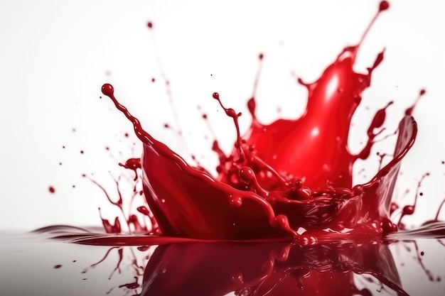 scena di sangue con vibrazioni rosse insanguinate