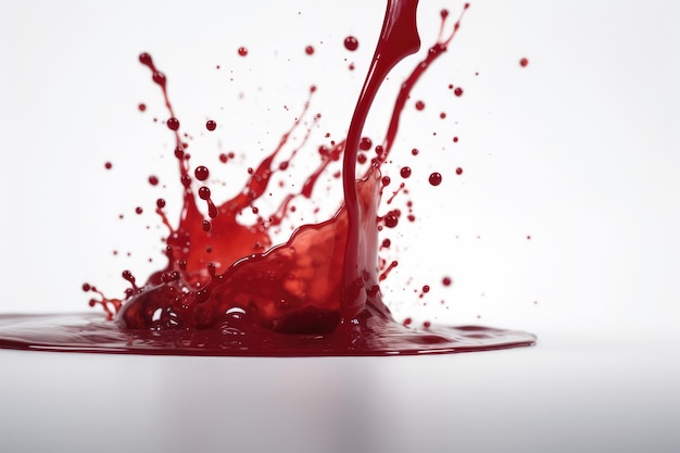 scena di sangue con vibrazioni rosse insanguinate