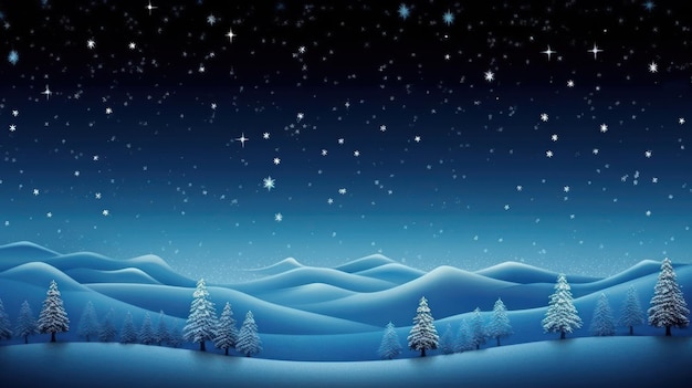 Scena invernale di Natale sfondo progettazione di testo di vacanze festive
