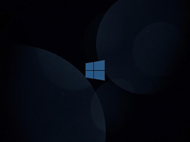 Scenario scuro del logo di Windows 11