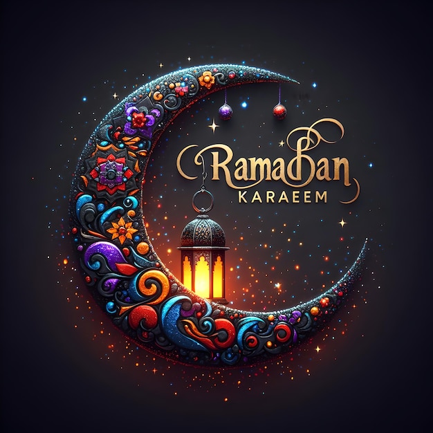 Scene d'arte islamica per il Ramadan