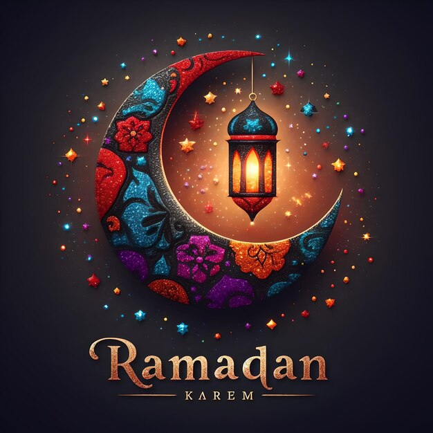 Scene d'arte islamica per il Ramadan