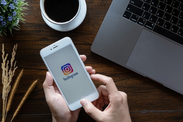 schermata di accesso dell&#39;applicazione instagram.