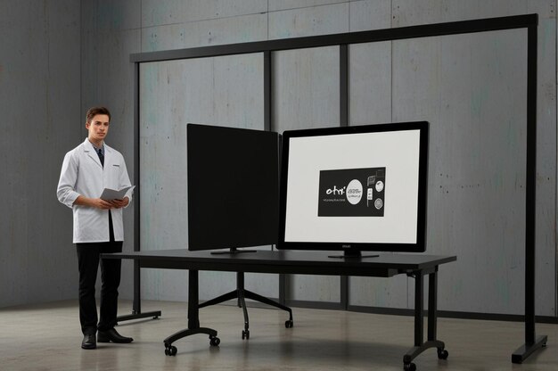 Schermata nera uniforme per un design grafico pulito e moderno