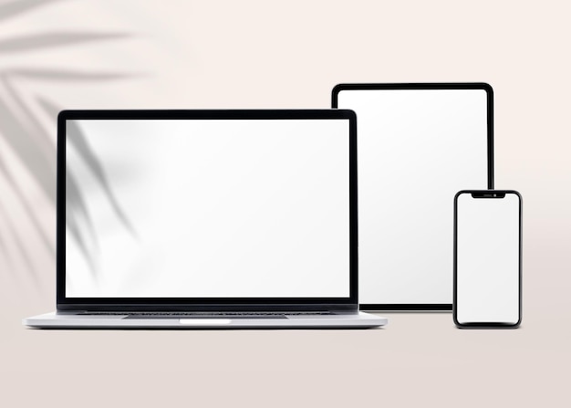 Schermate di dispositivi digitali png mockup design trasparente