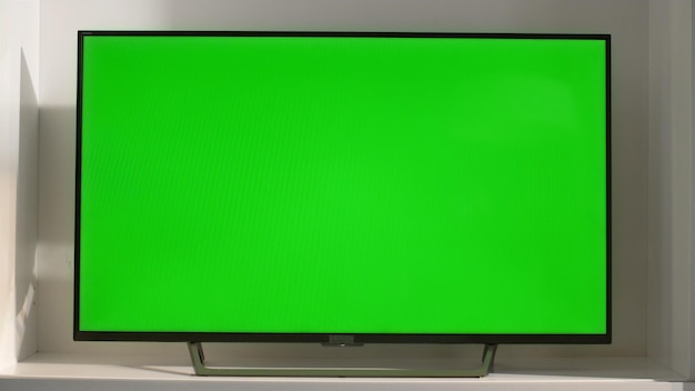 Schermo verde uomo donna telecomando