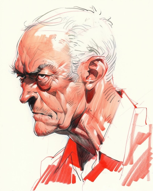 schizzo illustrativo di oldman