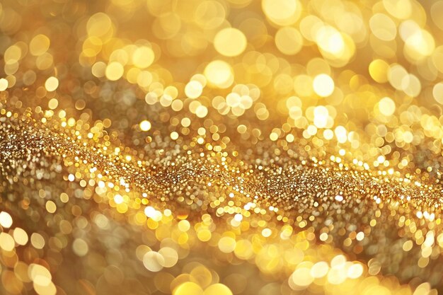 Scintillante sfondo d'oro luccicante per decorazioni festive