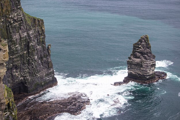 Scogliere di moher closeup Irlanda