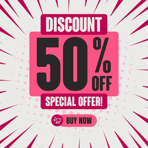 Sconto speciale su illustrazioni retrò rosa e nera Instagram Post 1
