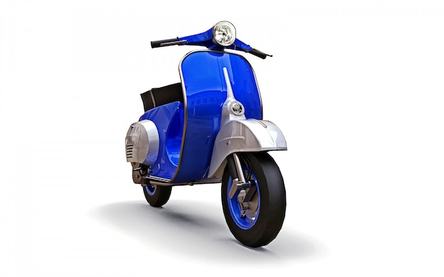 Scooter blu europeo vintage