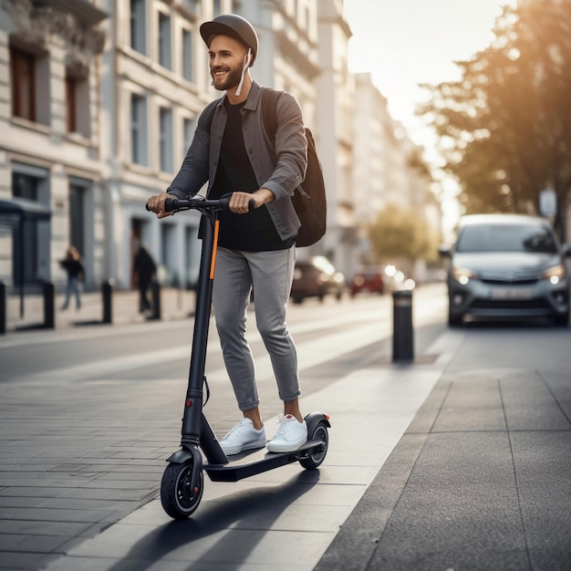 Scooter elettrico per i giovani di strada