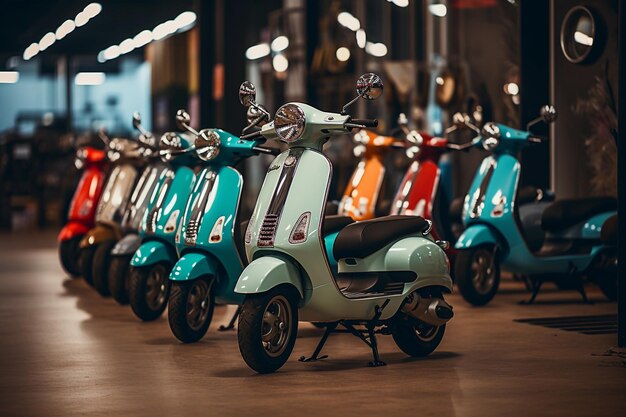 scooter nuovi in vendita nel negozio