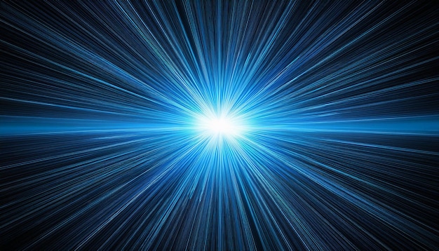 Scoppio di energia blu