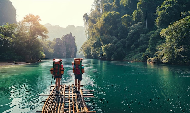 Scopri i romantici paesaggi fluviali in Thailandia per i viaggiatori con lo zaino