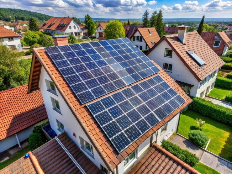 Scopri le case sostenibili alimentate a energia solare che offrono splendide vedute del tramonto