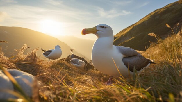 Scoprire il comportamento alimentare dell'albatro attraverso la fotografia Canon M50
