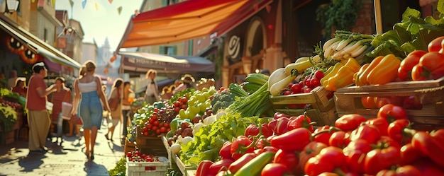 Scoprite la freschezza dei prodotti locali nei vivaci mercati degli agricoltori