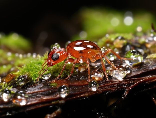 Scultura di ladybug in HD 8K Immagine fotografica