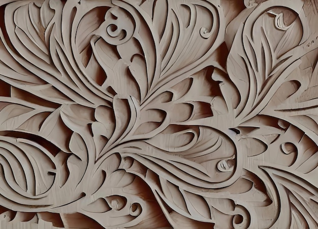 Sculture Floreali in Legno per Decorazione EsteticaxA