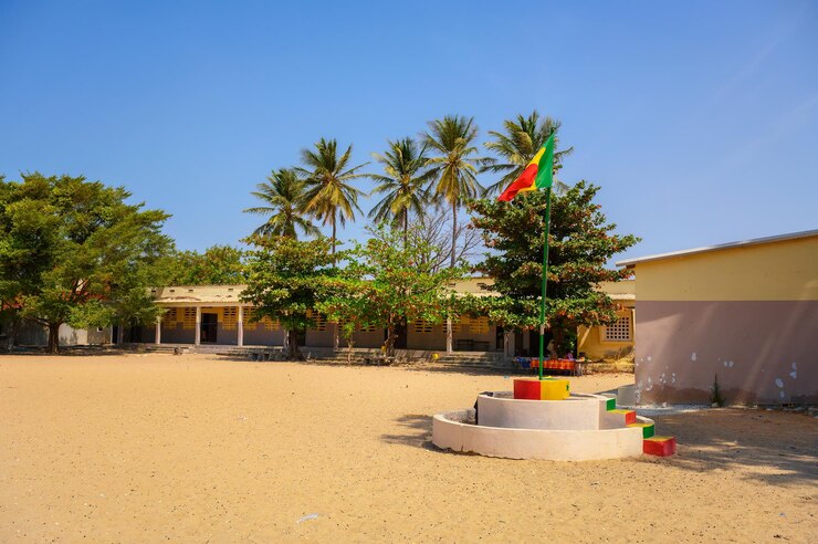 Scuola elementare Sainte Therese a Joal fadiouth in Senegal