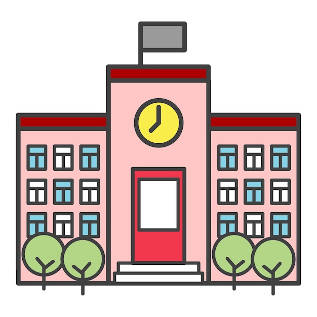 Scuola png illustrazione sfondo trasparente