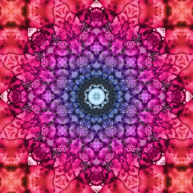Seamless abstract square pattern Symmetrical round pattern Authors patterns