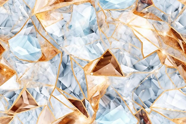 Seamless Luxury Diamond Texture Ai generativa