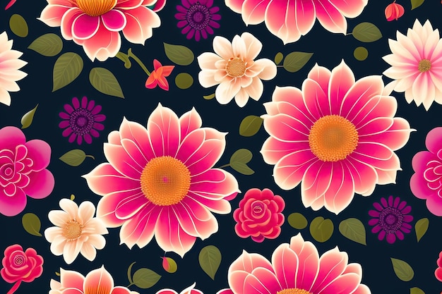 Seamless pattern floreale