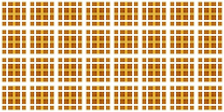 Photo seamless pattern of geometric lines scottish pattern style the color is coffee brown