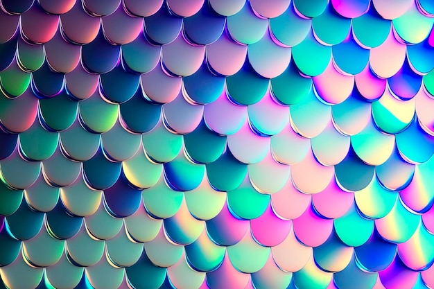Seamless unicorno olografico chiaro modelli di cristallo texture iridescente arcobaleno ologramma vetro materiale carta da parati texture AIgenerated