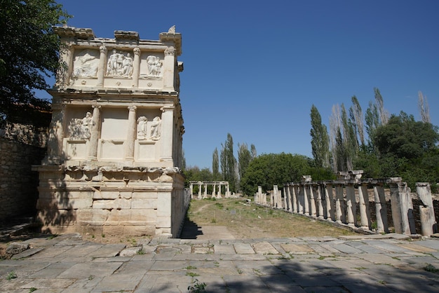 Sebasteion nell'antica città di Afrodisia ad Aydin Turkiye