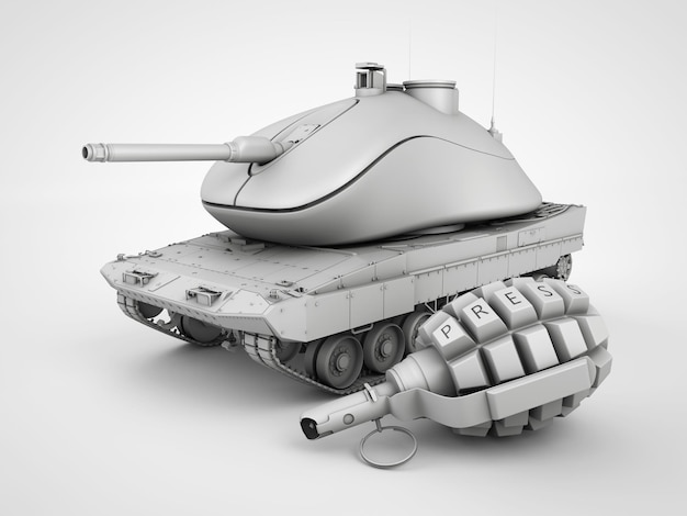Secret information war propaganda Fake news Clipping path included 3d Rendering