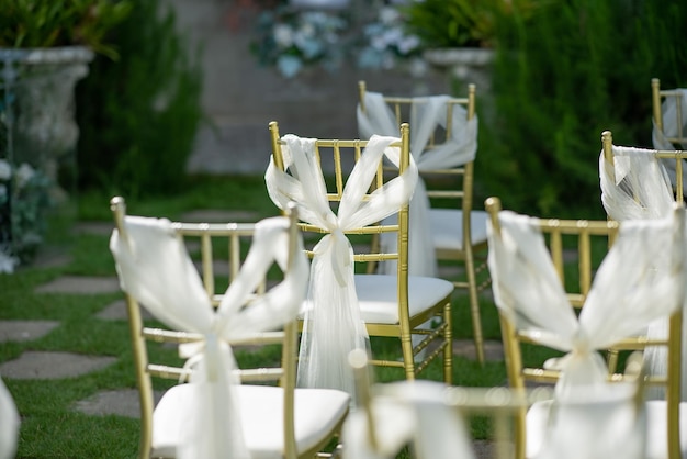Sedia per eventi per la decorazione della sedia da matrimonio