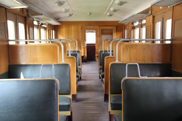 Sedili vuoti in treno